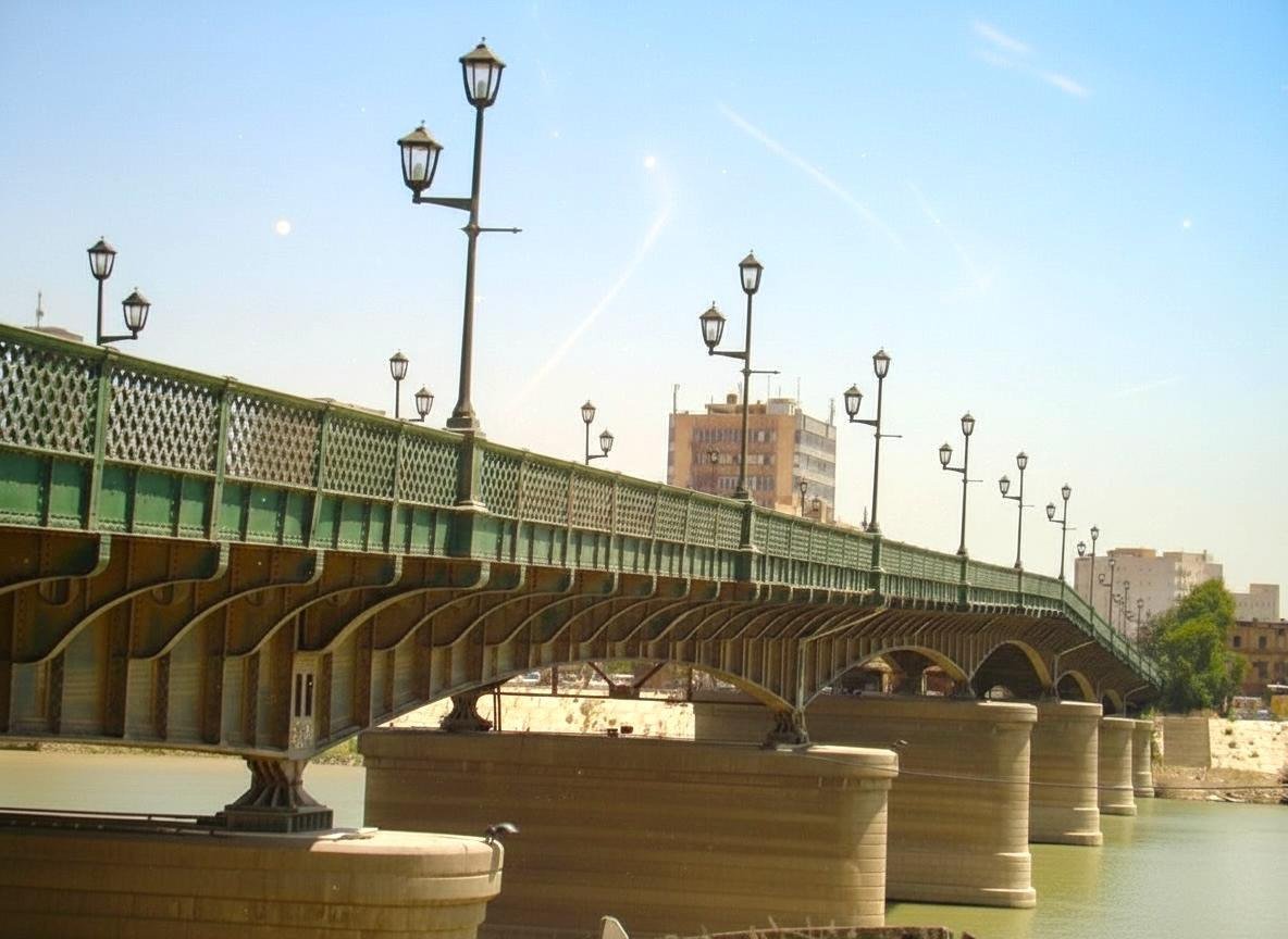 مشروع انارة جسر الائمة 