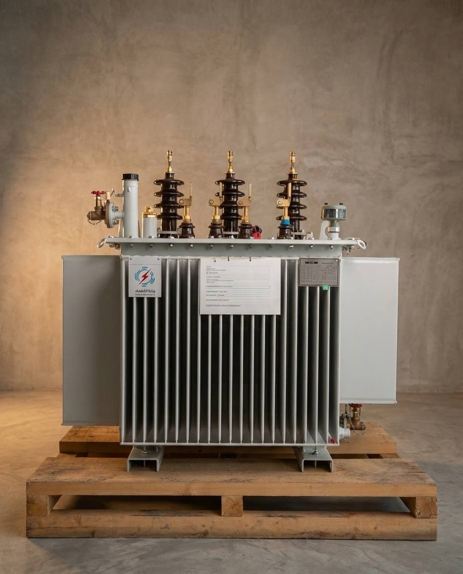 محولات توزيع بملفات نحاس